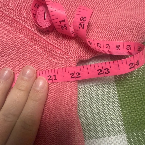 NEW Kinross 100% Cotton Knit Pink 4 Button Cardigan- L-NWT - Picture 7 of 11